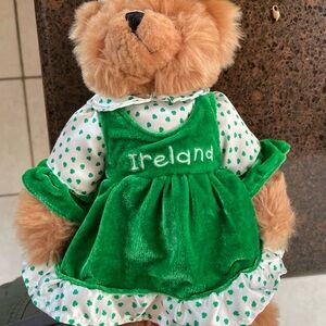 Traditional Craft Wear Green Ireland Teddy Bear